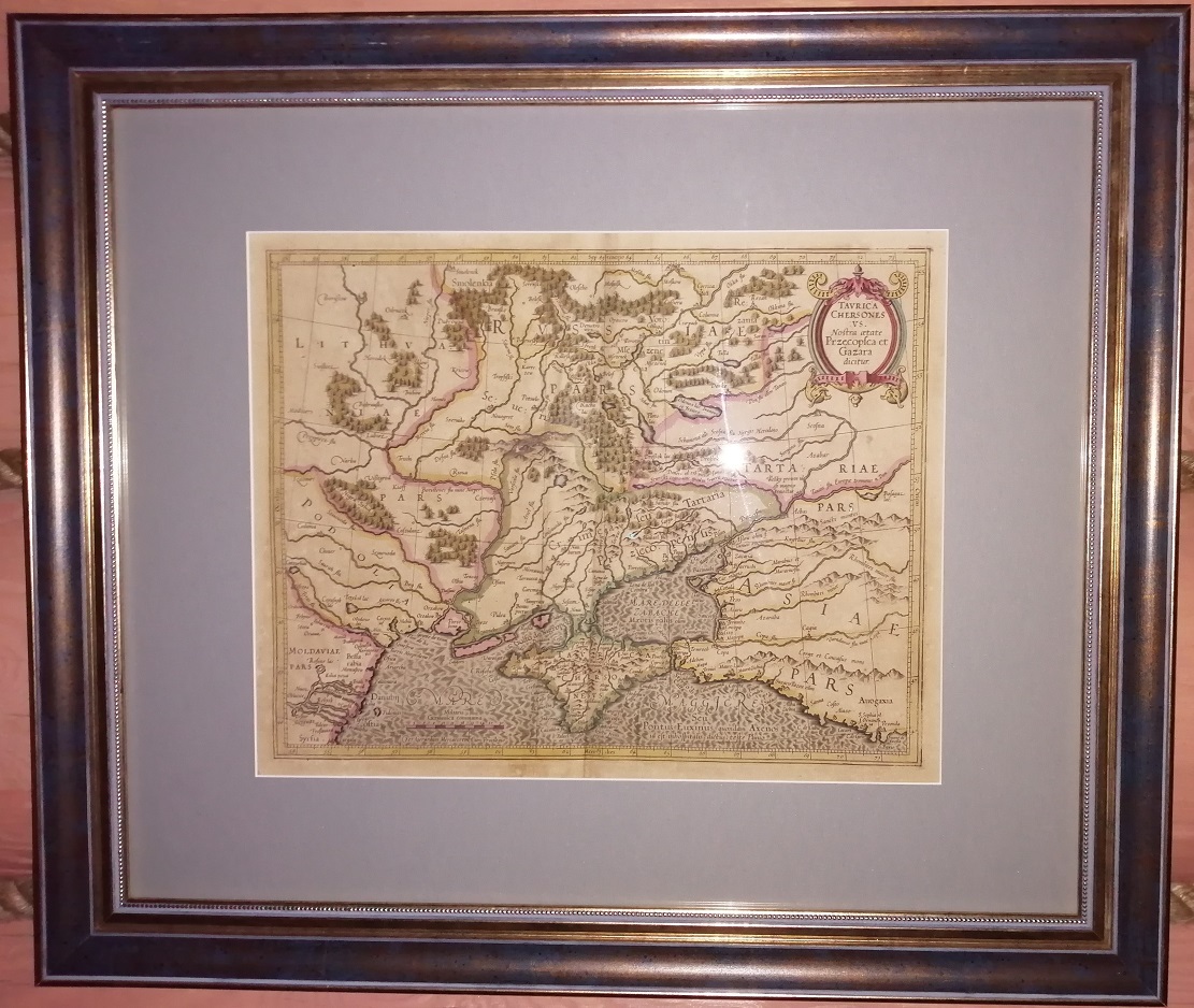 Карта Крыма 1620-е гг.