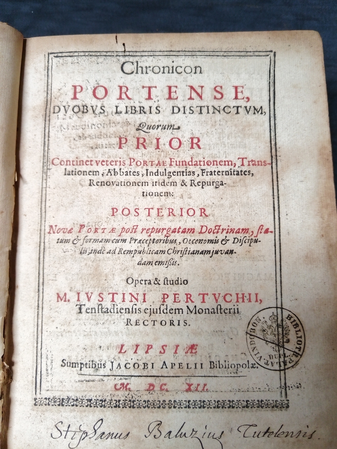 Хроника школы Порты 1612 год. RRR