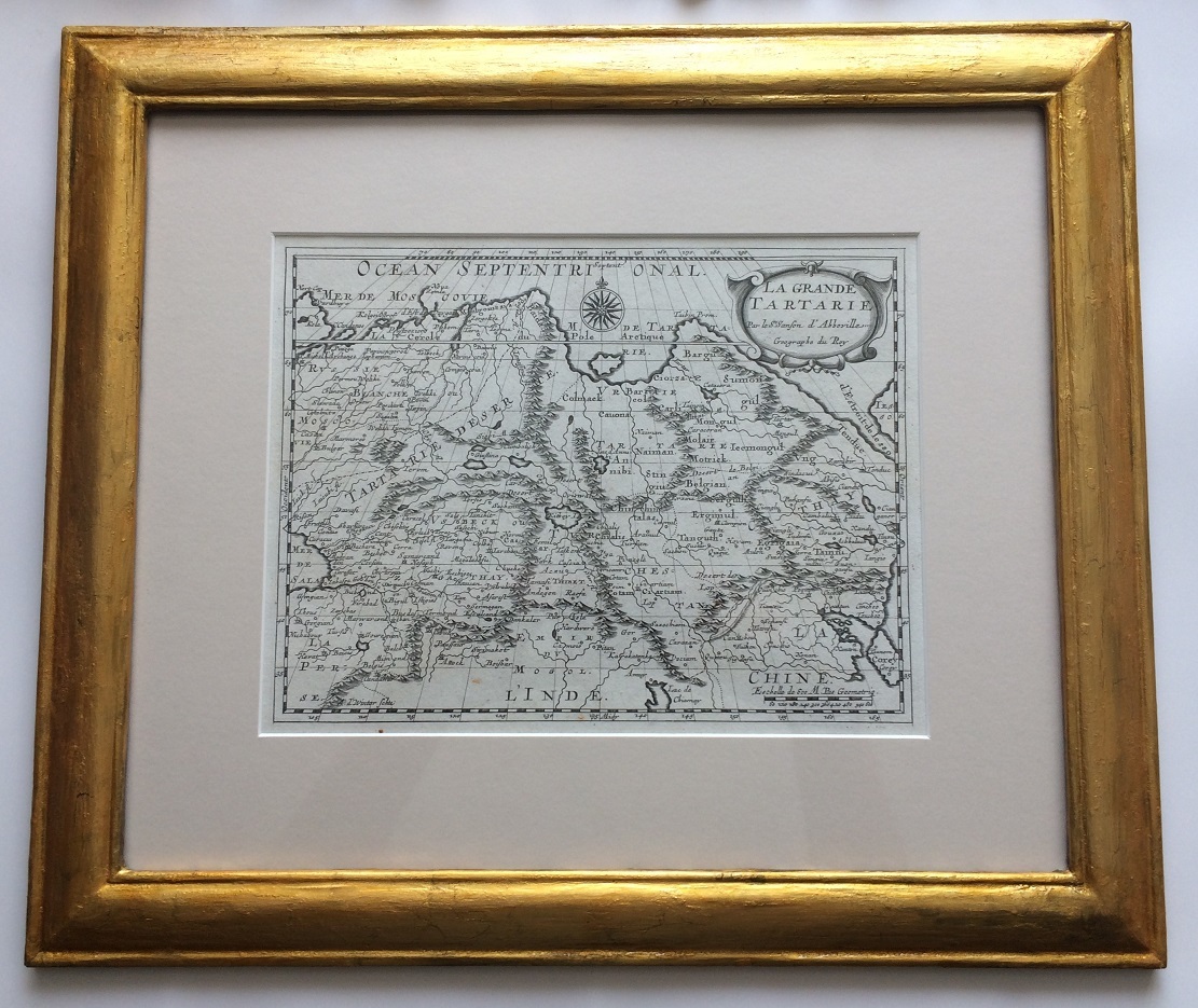 Антикварная карта Великой Тартарии 1685 год.