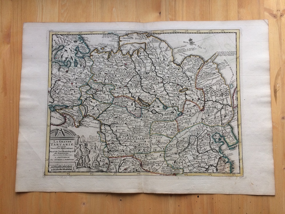 Карта Великой Тартарии 1735 год.