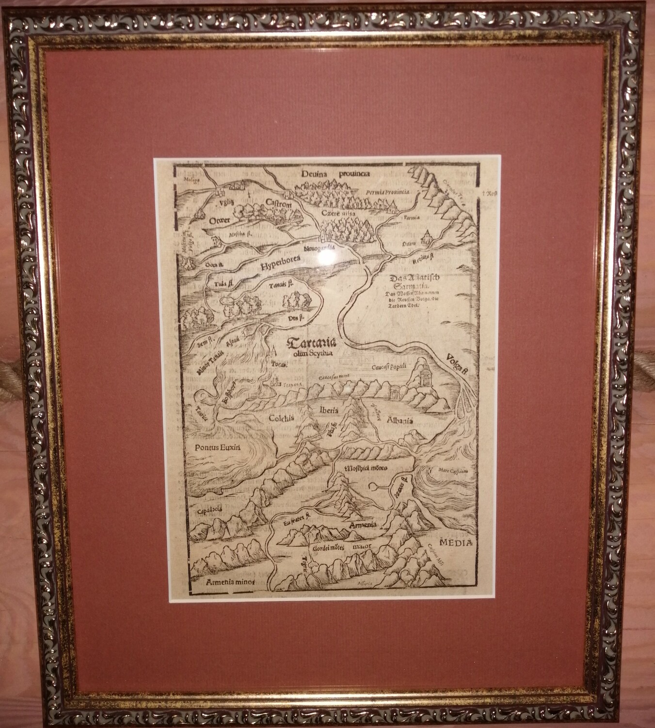 Карта Тартарии 1550-е гг.