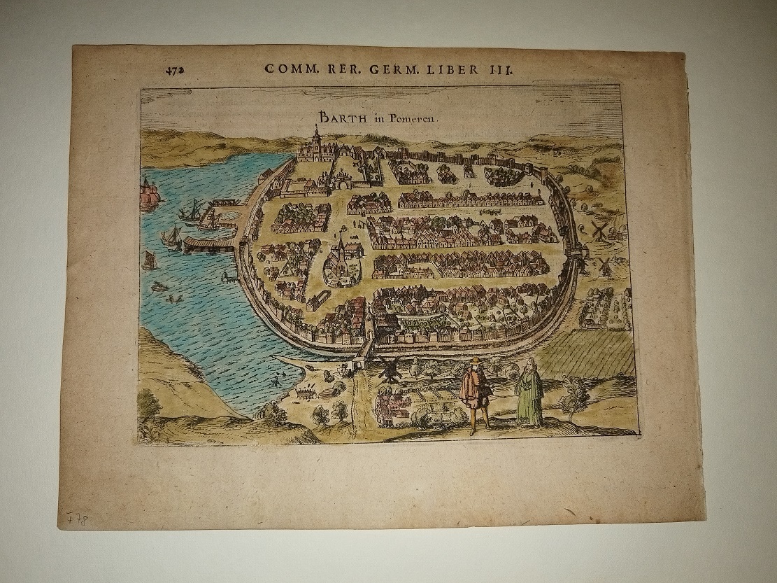 Вид города Барт 1616 год.