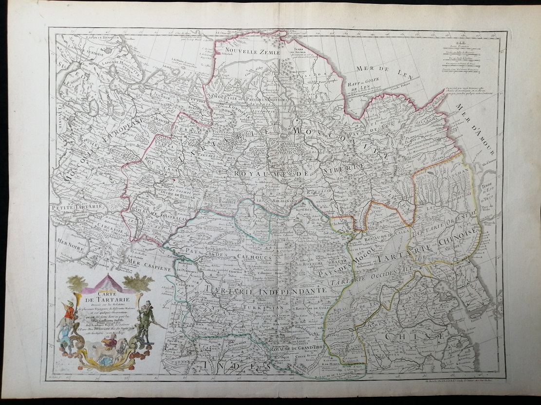 Карта Тартарии 1766 год.